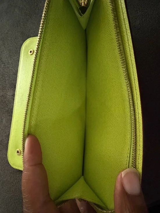 Louis Vuitton Black/Green Multicolor Mirakami Monogram Isolite Wallet w COA - Picture 6 of 9